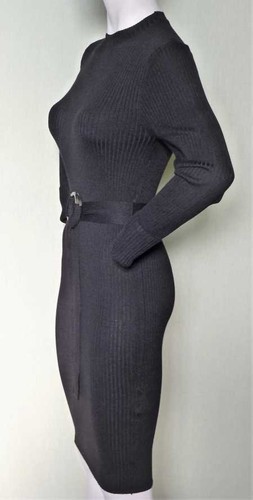Strick kleid longpulli bodycon - strick-kleid,