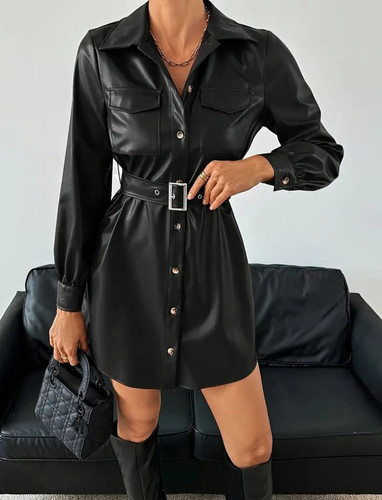 Damen hemdblusenkleid - damen,