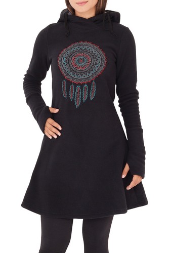 Purewonder fleece kleid - fleece-kleid, mit