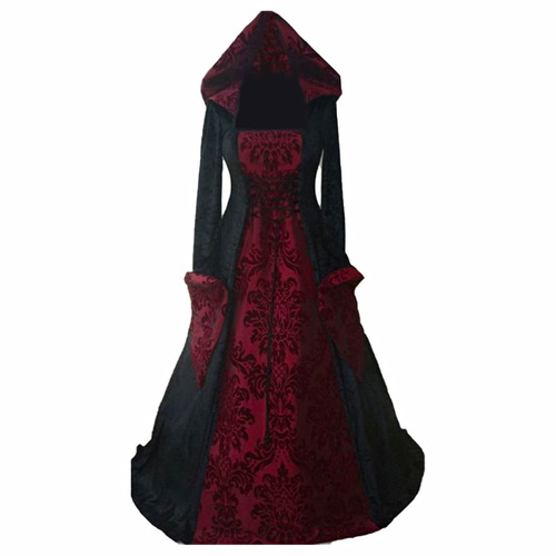 Damen mittelalter gothic kleid - damen,