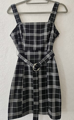 Trägerkleid schwarz weiß - trägerkleid, schwarz/weiß