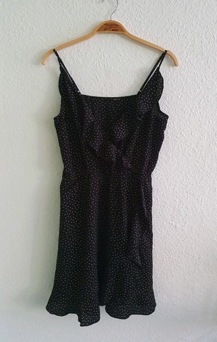 Kleid schwarz weiß - h&m, punkte