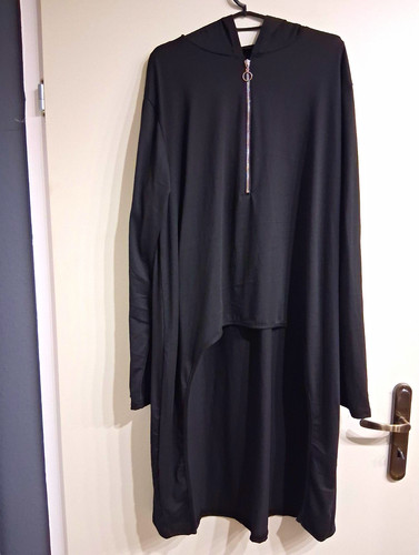 Shirtkleid schwarz - shirtkleid,