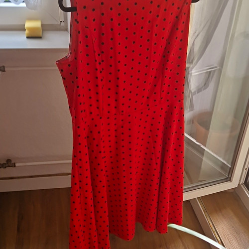 Damen maxikleid 2xl rot - maxikleid,