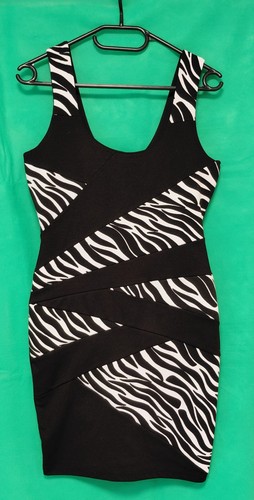 Partykleid schwarz weiß