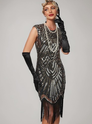 Damen kleid paletten 20er - damen,