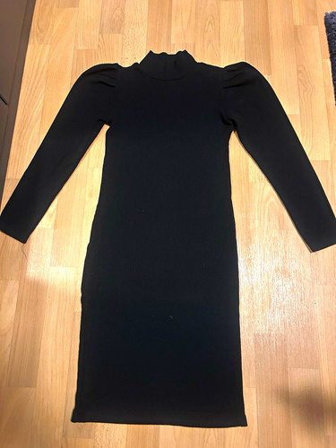 Damen etui kleid - etui-kleid, schwarz