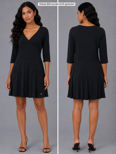 Kleid mit ausschnitt 36 - kleid, v-ausschnitt
