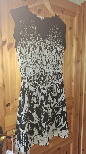 Esprit kleid schwarz weiß - esprit,