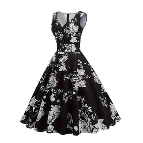 Damen vintage kleid - damen, rockabilly