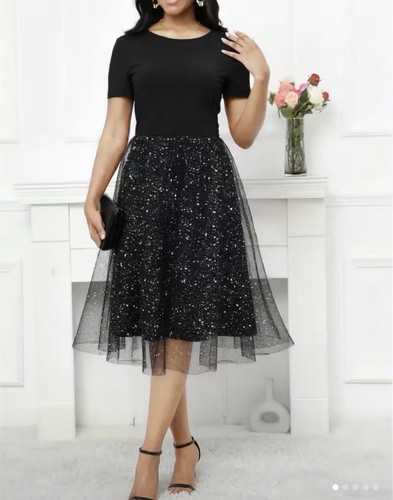 Elegantes damen midi - midi, kleid