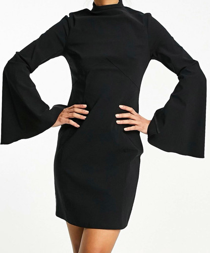 Asos design etuikleid - design, schwarz
